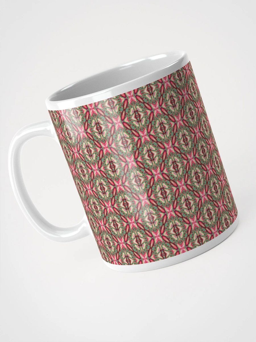 Vibrant Diamond & Floral Ceramic Mug product image (3)