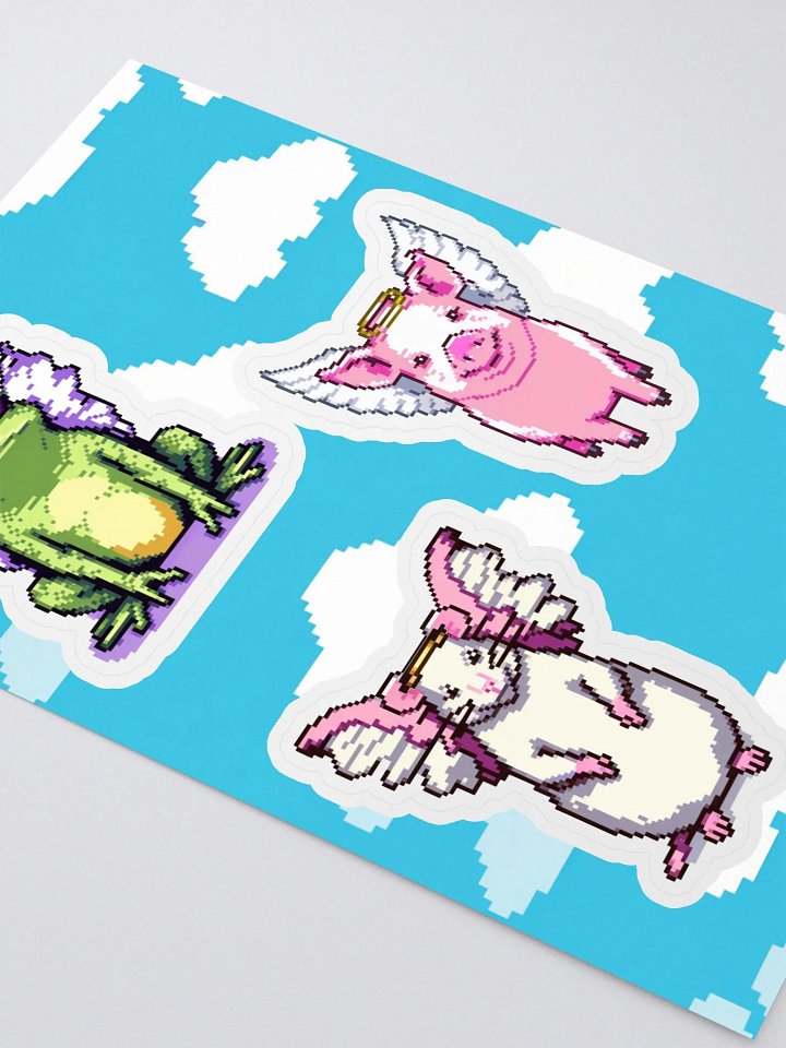 Heavenly Critters! Sticker Sheet product image (2)