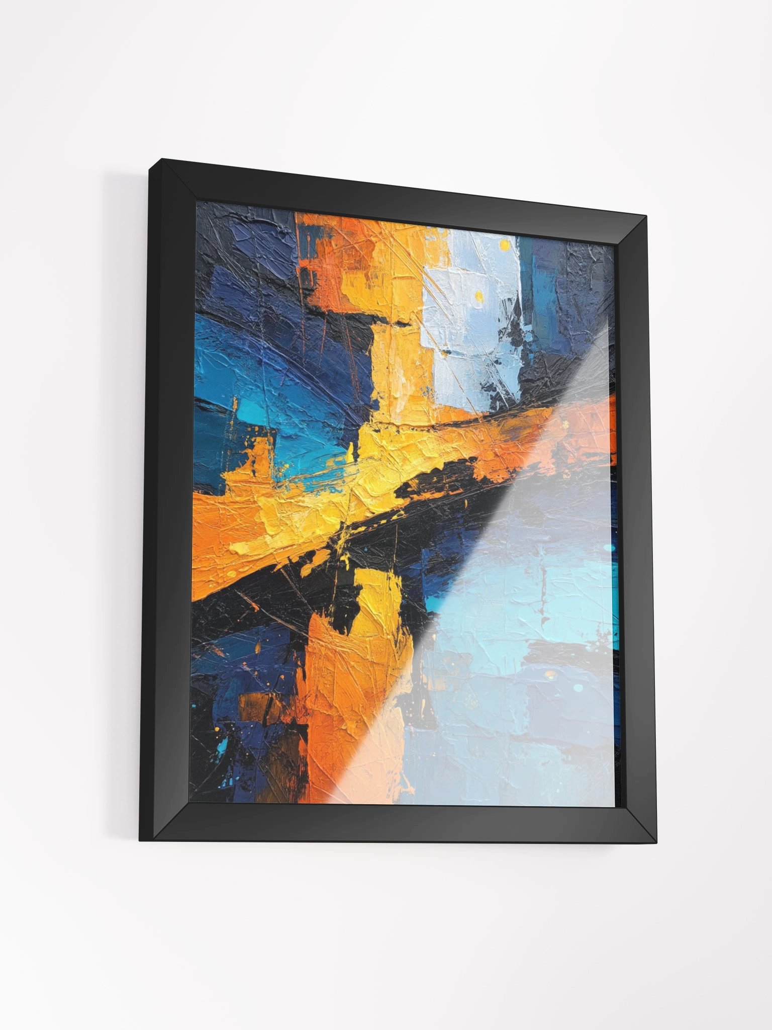 Textured Interplay Framed Matte Wall Art Canvas product image (5)
