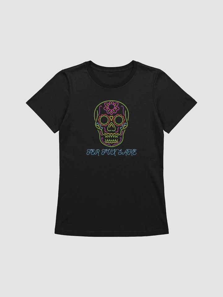 FFS Neon Sugar Skull Women's Soft Tee product image (1)