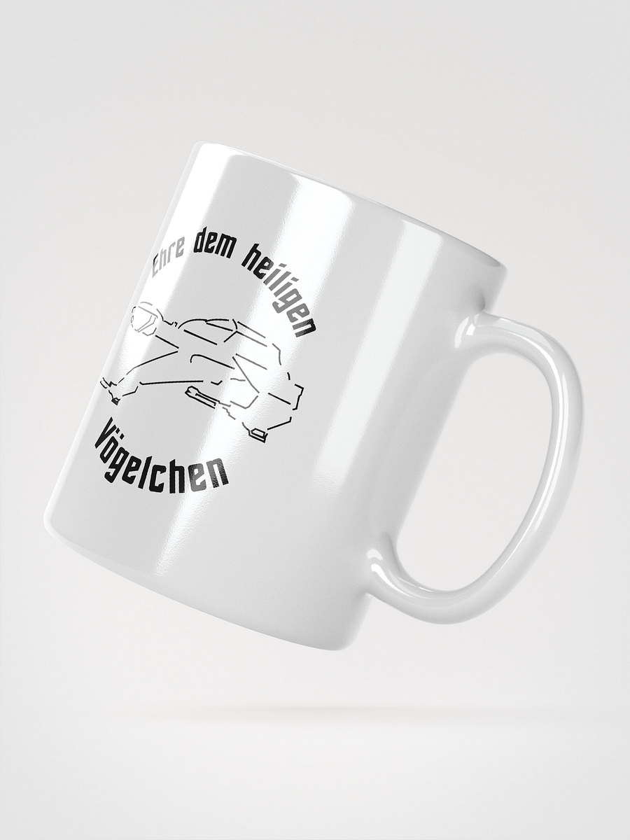 Ehre dem Vögelchen - Tasse weiß product image (2)