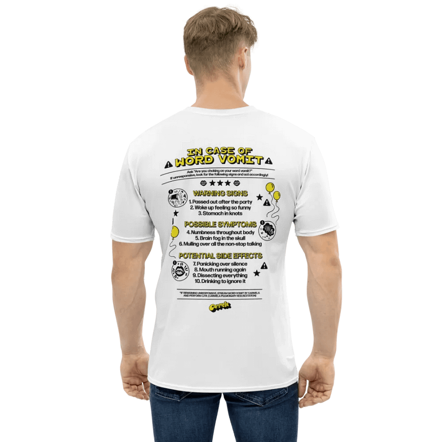 Warning! Word Vomit T-Shirt product image (3)