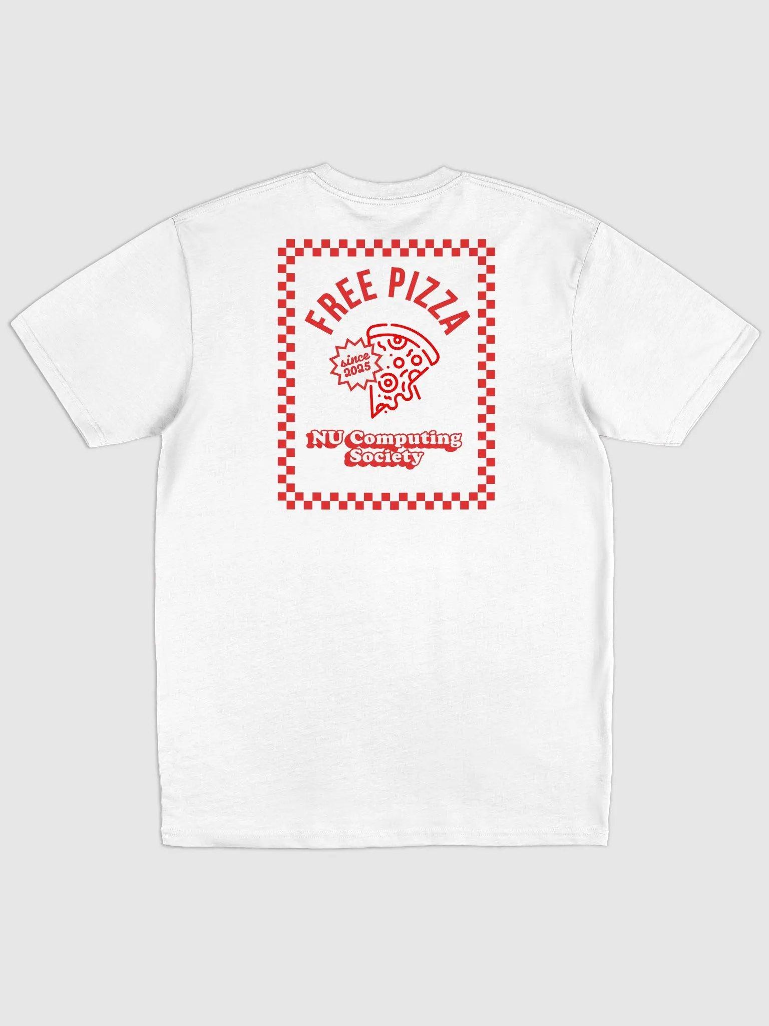 NU Computer Science Society | Free Pizza T-Shirt product image (4)