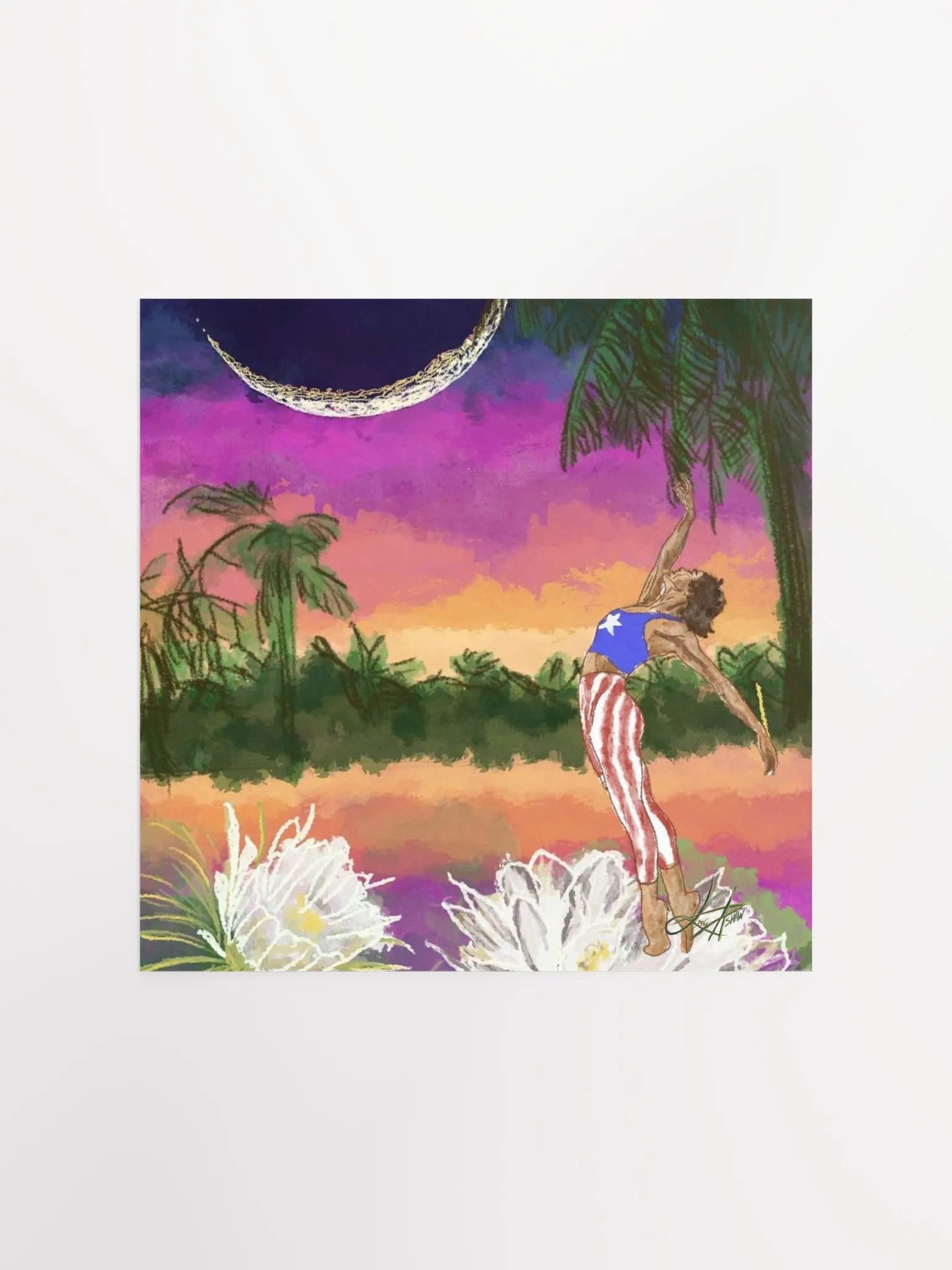 Dama de Noche; matte poster product image (1)