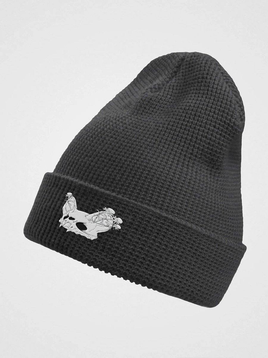 Bat Skull Waffle Beanie product image (2)