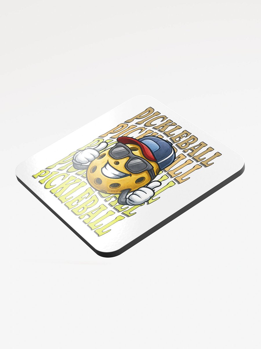 Thumbs Up Pickleball Smiley Cork Coaster product image (4)