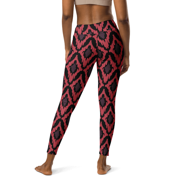 Vibrant Aztec Pattern High-Waisted Yoga Leggings product image (2)