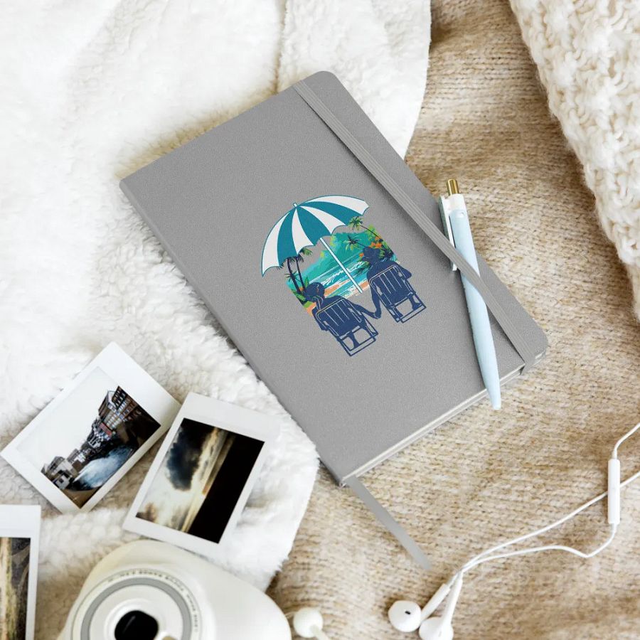 Seaside Serenity Hardcover Notebook for retired granpas granmas product image (10)