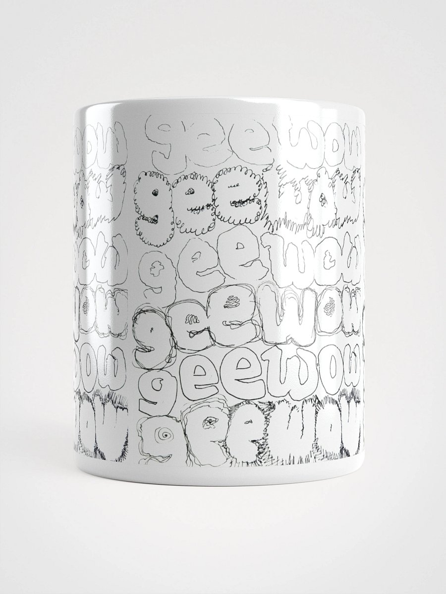 Gee Wow White Glossy Mug product image (14)