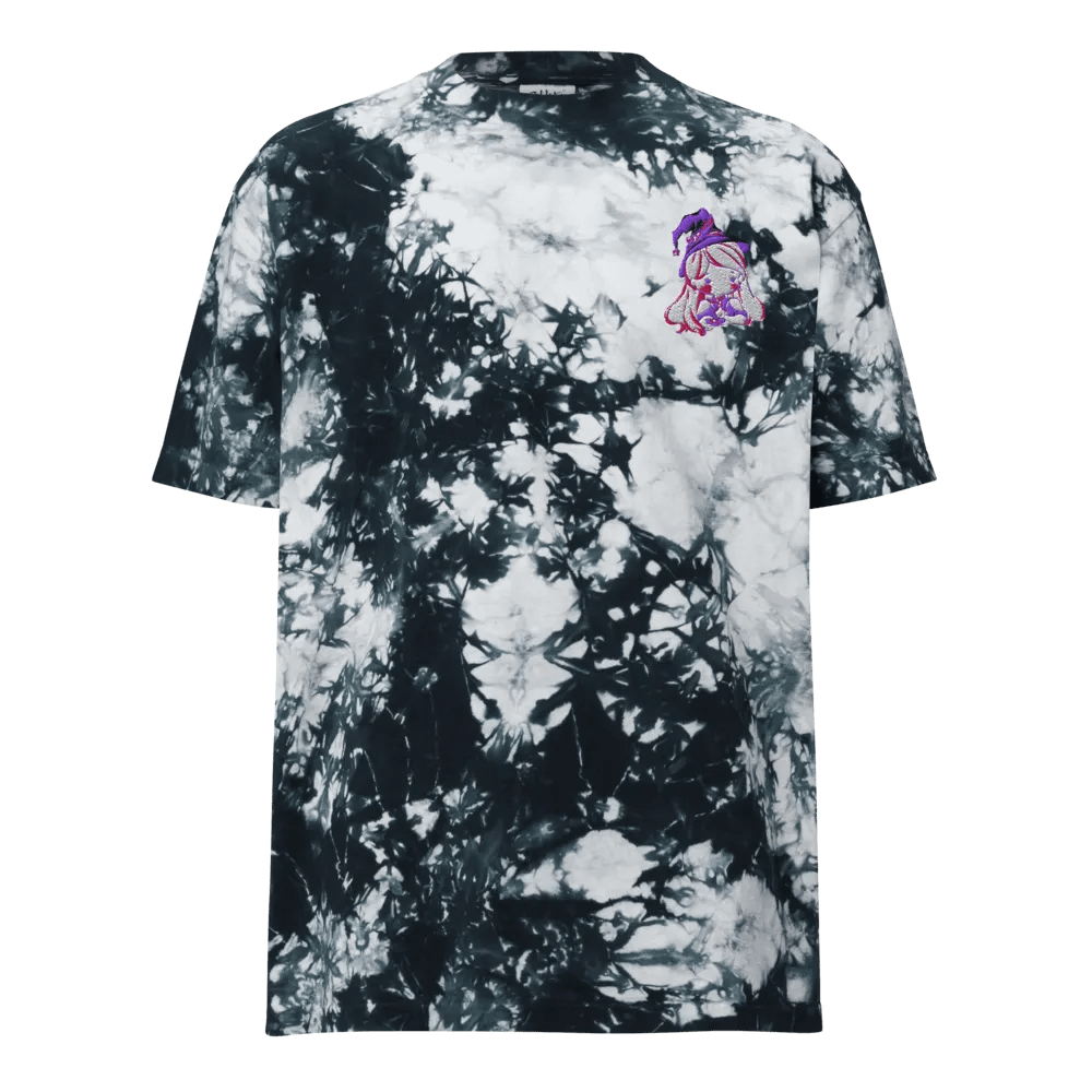 Oversized Tie Dye Tee with Witchy Embroidery product image (5)