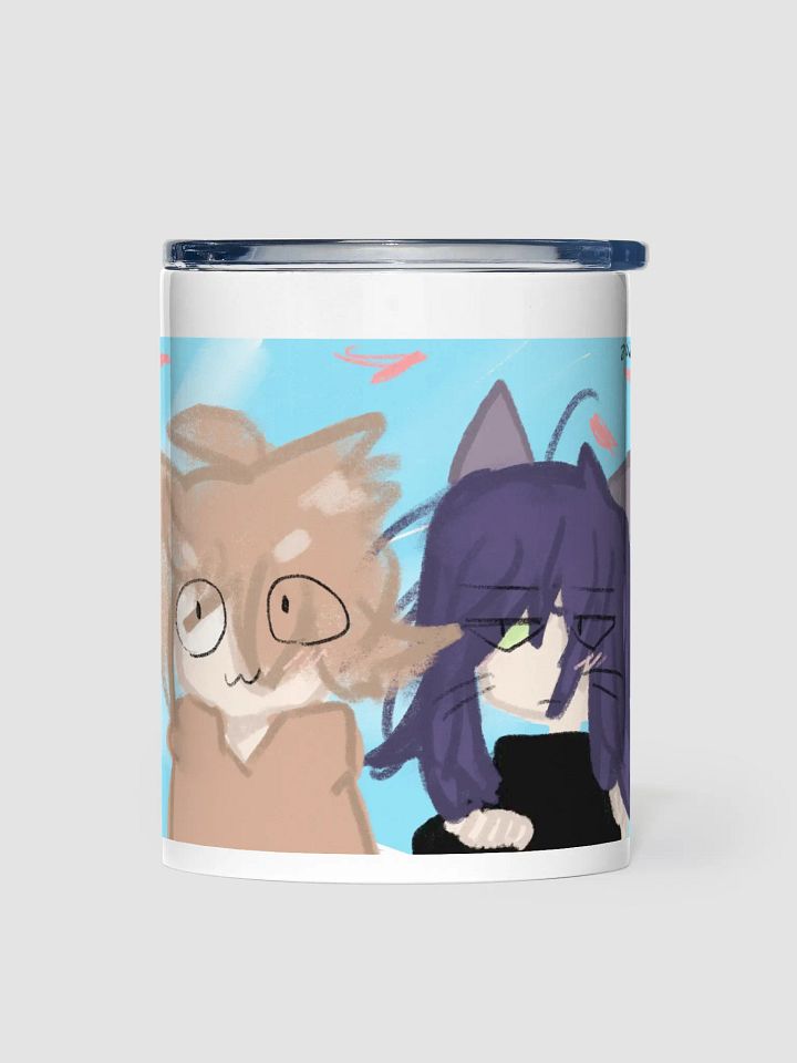 Chiwa and Cat-san April cup product image (1)
