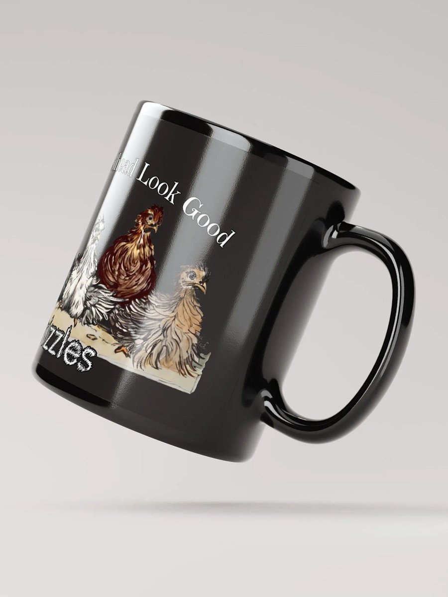 Making Bedhead Look Good | Glossy Black Mug product image (4)