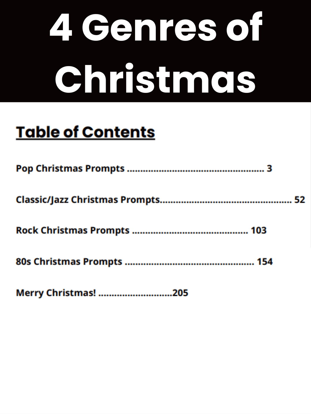 100 Christmas Prompts for Suno product image (2)