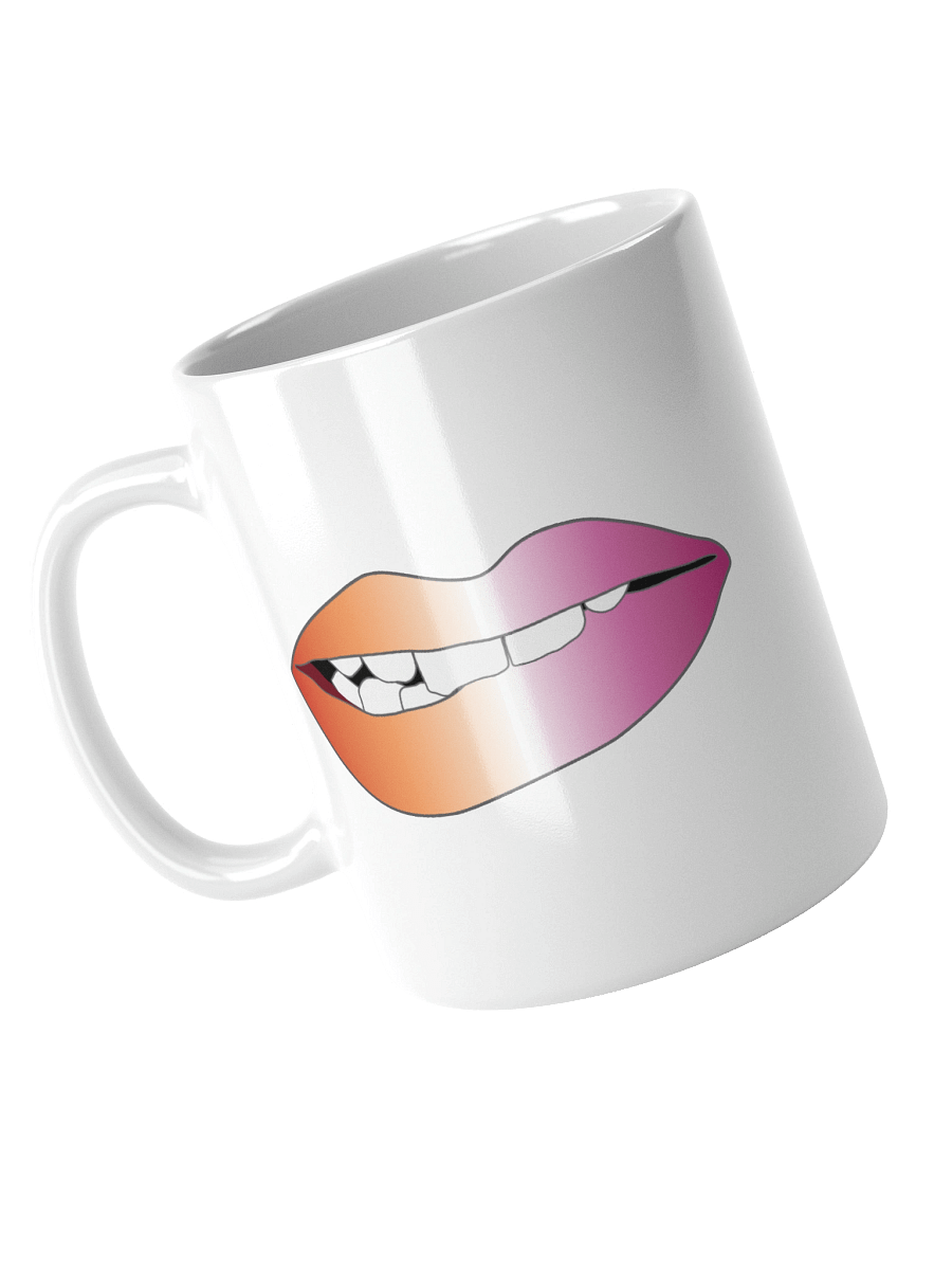 Lesbian Pride Gradient Biting Lips Mug product image (3)