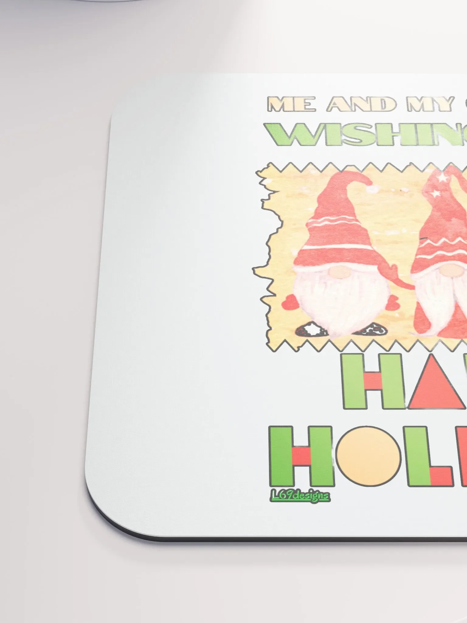 ME AND MY GNOMIES WISHING YOU HAPPY HOLIDAYS product image (6)