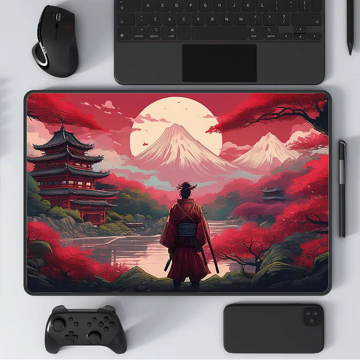 Crimson Warrior Large Mouse Pad (12 x 18) product image (1)