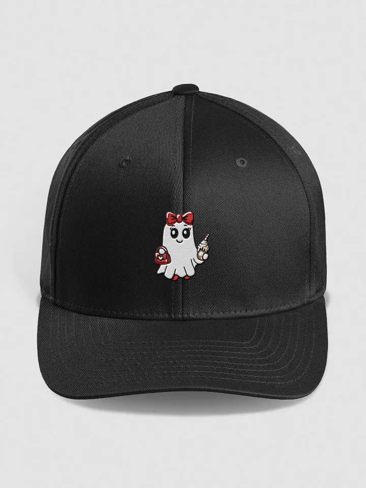 Stylish Ghost Embroidered Structured Fitted Cap product image (1)