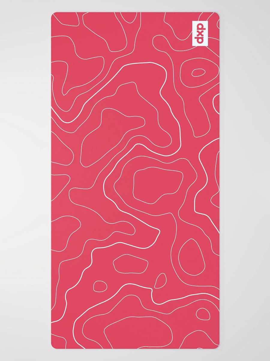 Topography Mouse Pad | Red product image (2)