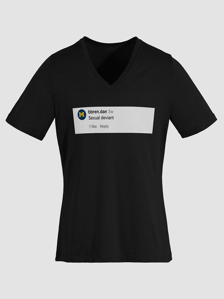 Sexual Deviant Comment Relaxed V-Neck Tee product image (1)