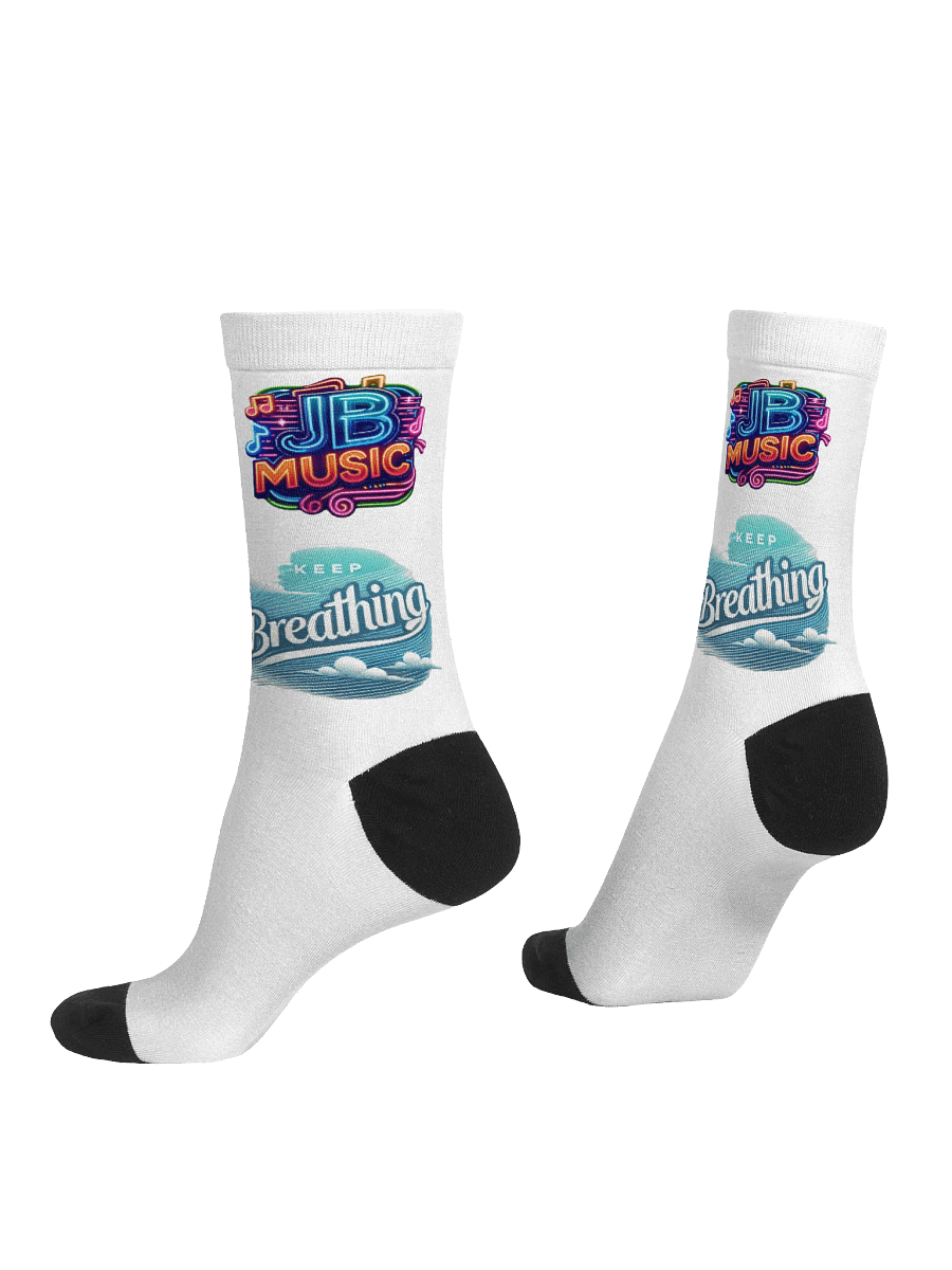Neon Music Fusion Crew Socks product image (4)