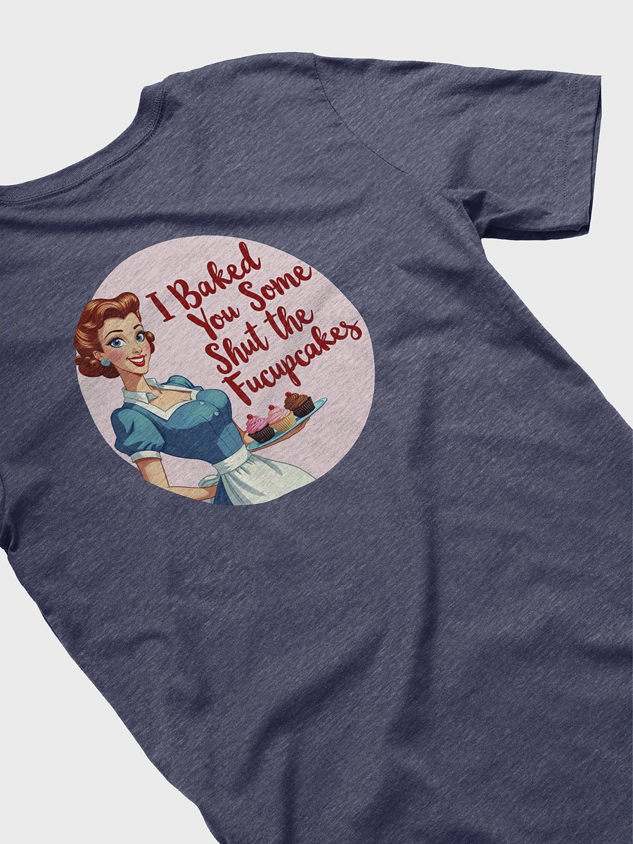 Shut the Fucupcakes Retro Pin-Up Art Print Graphic Tee product image (4)