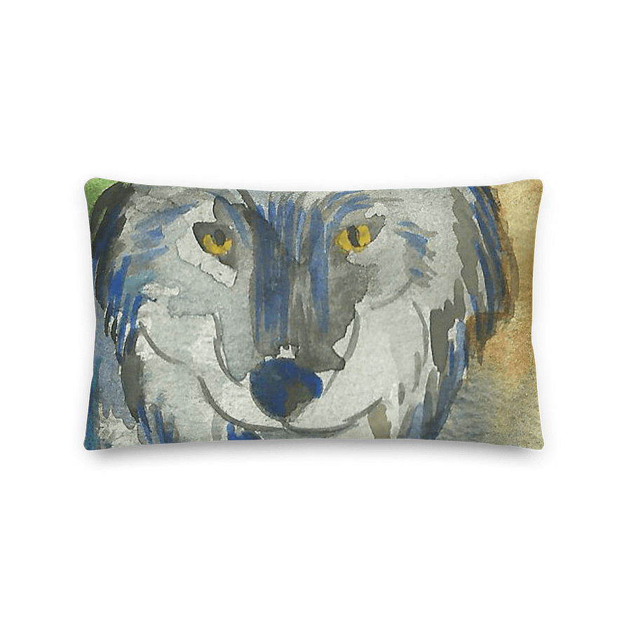 Gray Wolf Pillow product image (5)