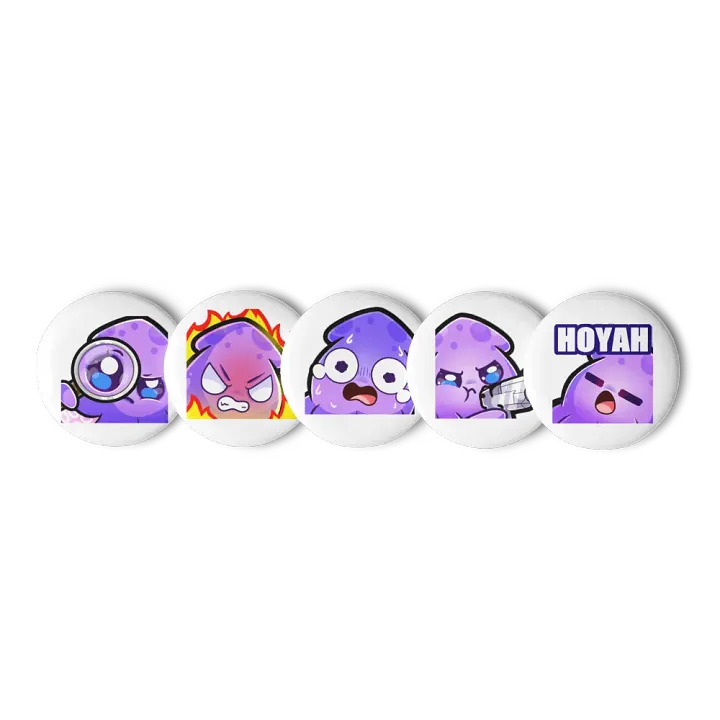 Squid Emote Pin Set [2] product image (2)