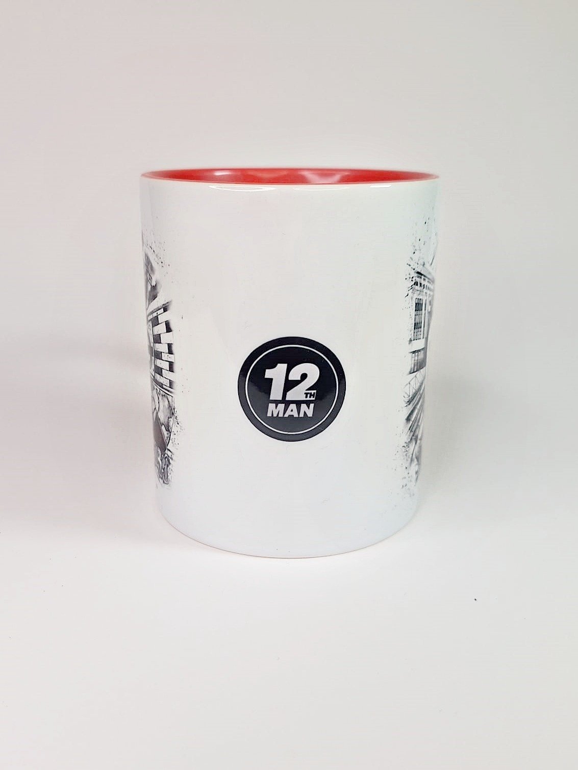 Hand-Drawn Thierry Henry Arsenal Mug – Red & White Football Fan Mug | Ideal Gift for Arsenal Supporters product image (2)