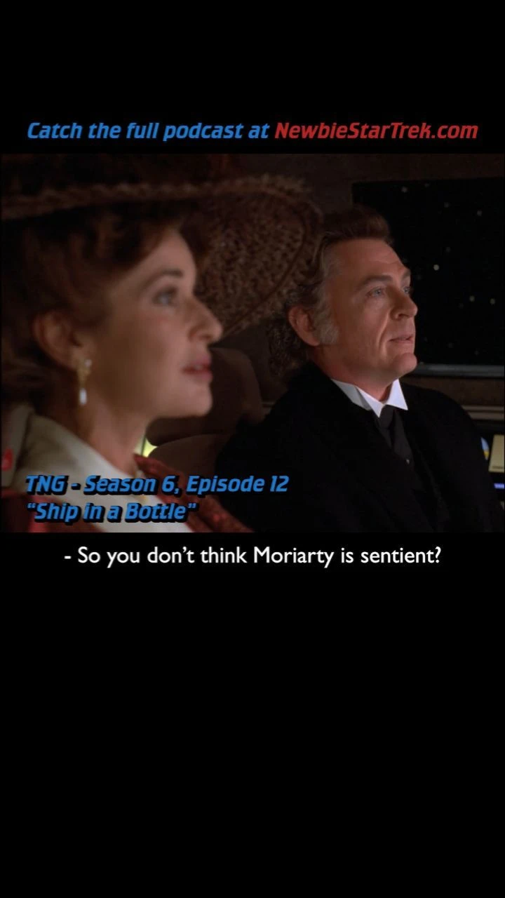 Is the Holodeck Moriarty sentient?

Catch the full podcast at NewbieStarTrek.com!

Ask us a question at contact@newbiestartre...