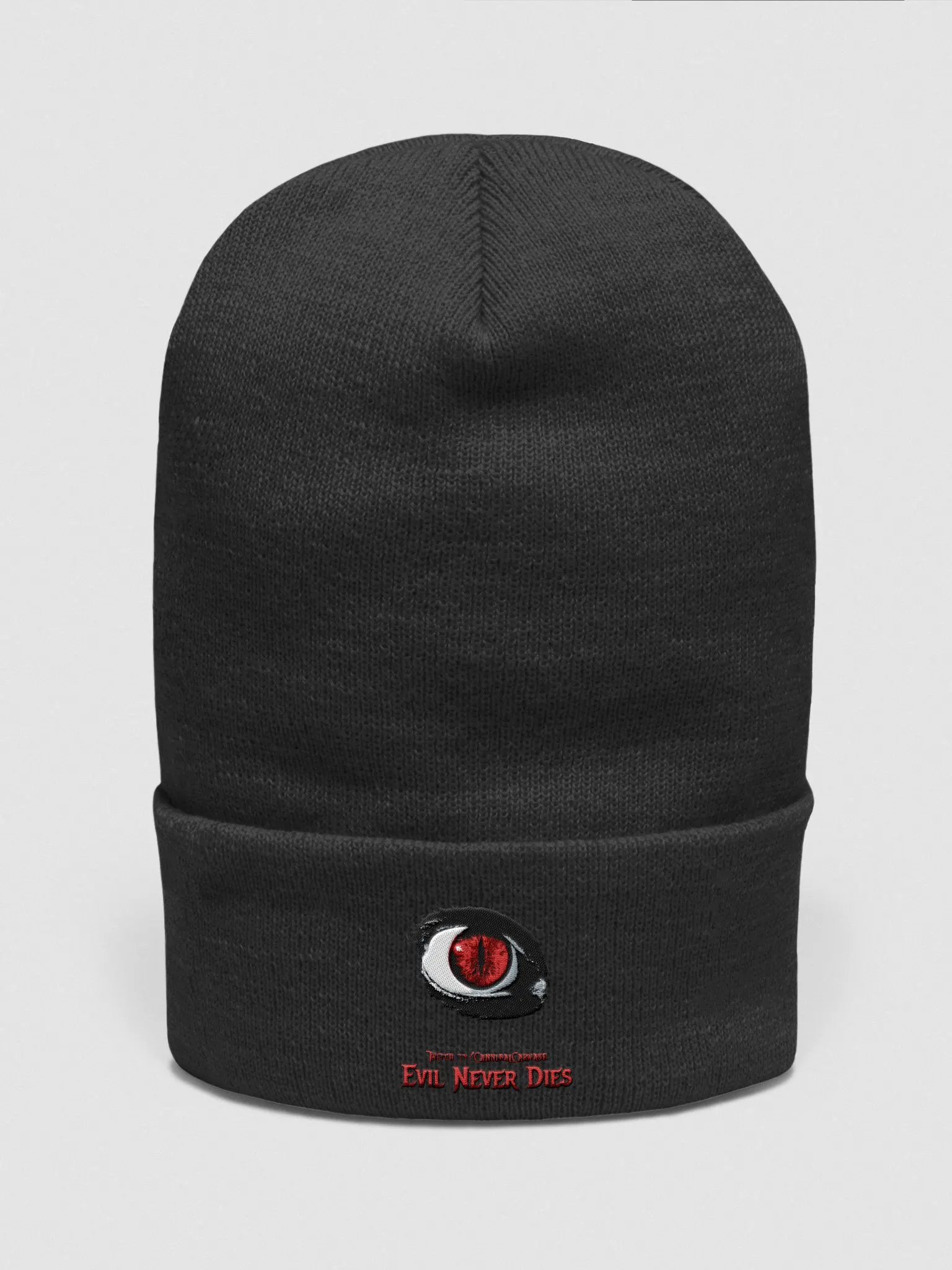 Evil Never Dies Logo Beanie product image (1)