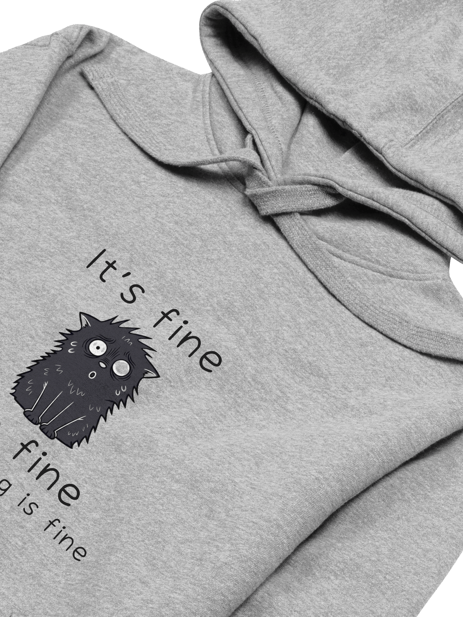 Anxious Cat Unisex Premium Hoodie product image (11)