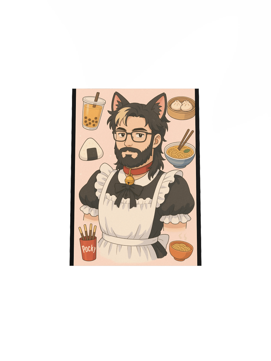 Cat Time Maid Boy Weeb Poster product image (10)