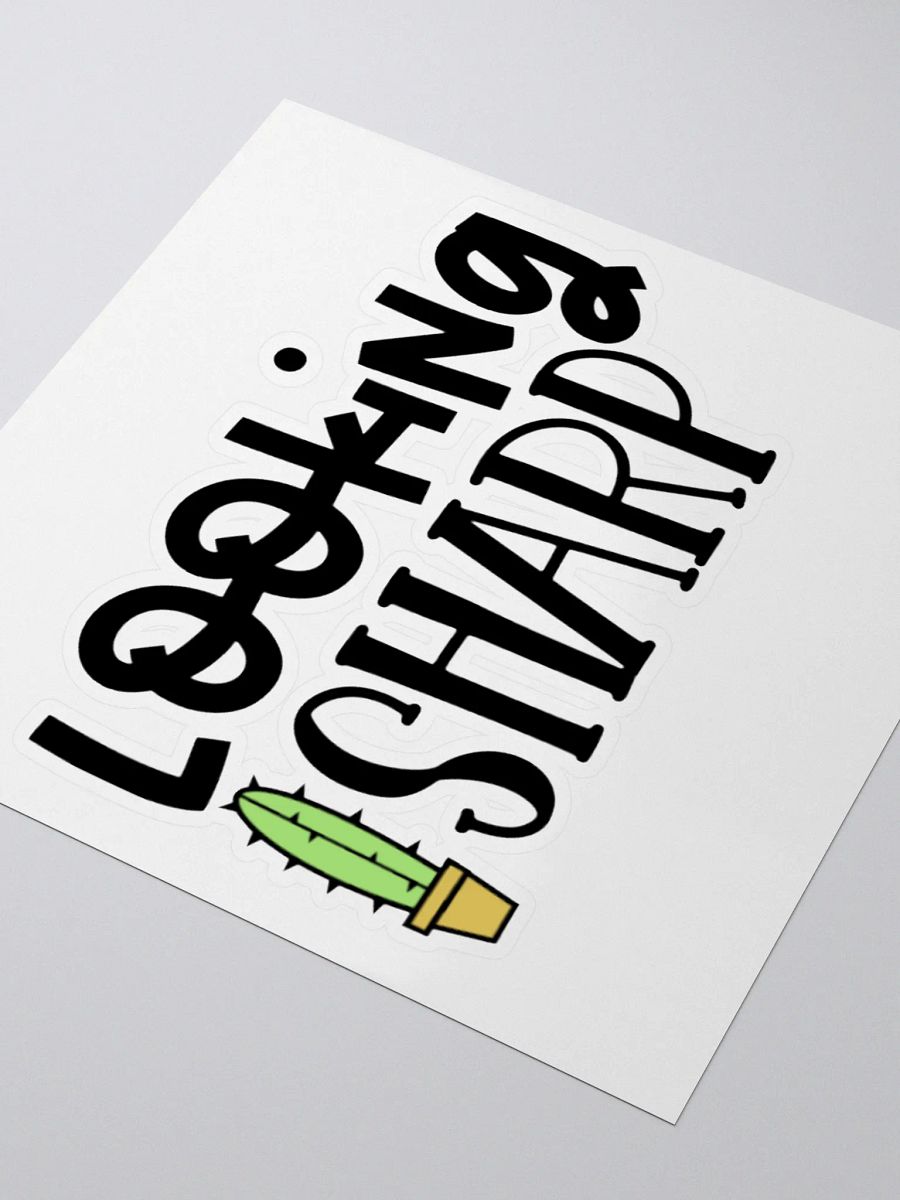 Sharp Cactus Kiss Cut Sticker product image (3)