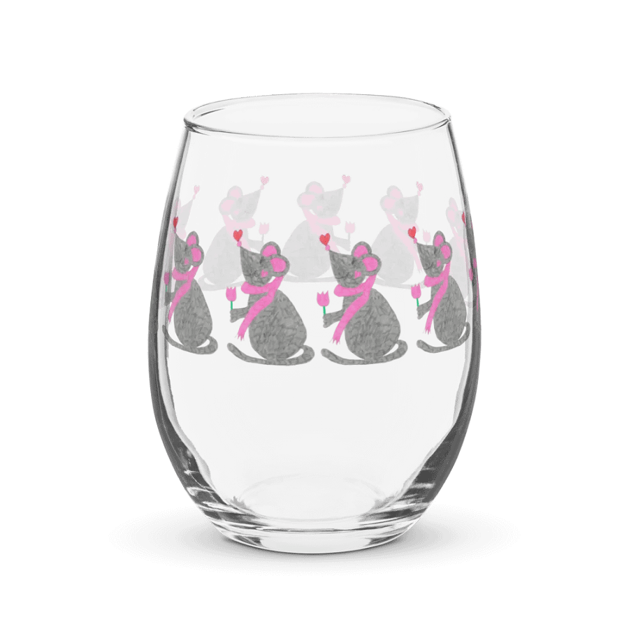 Tulip mouse Stemless Wine Glass product image (2)