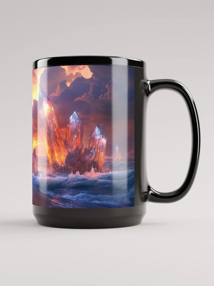 Crystal Dreams Black Glossy Mug product image (2)