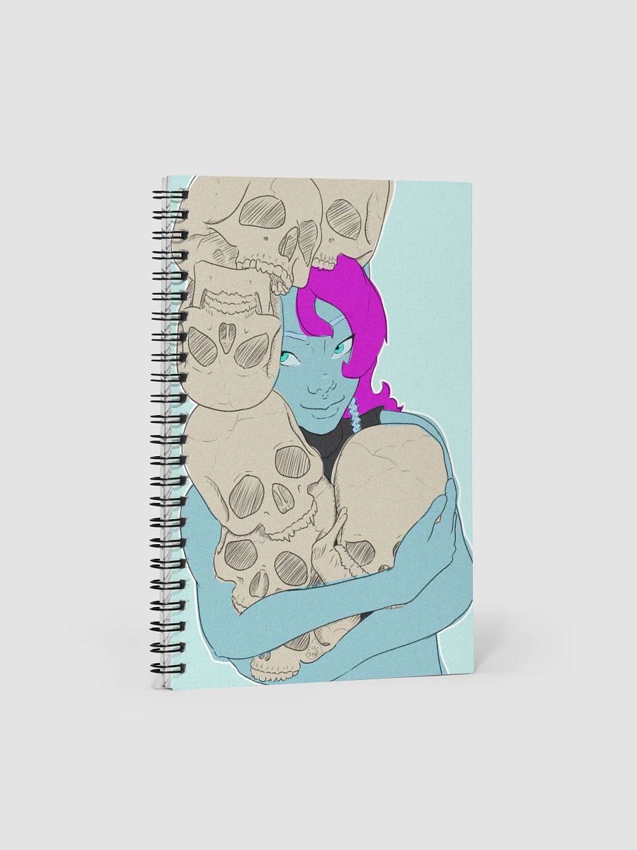 "Seven Pristine Human Skulls" Softcover Notebook product image (1)