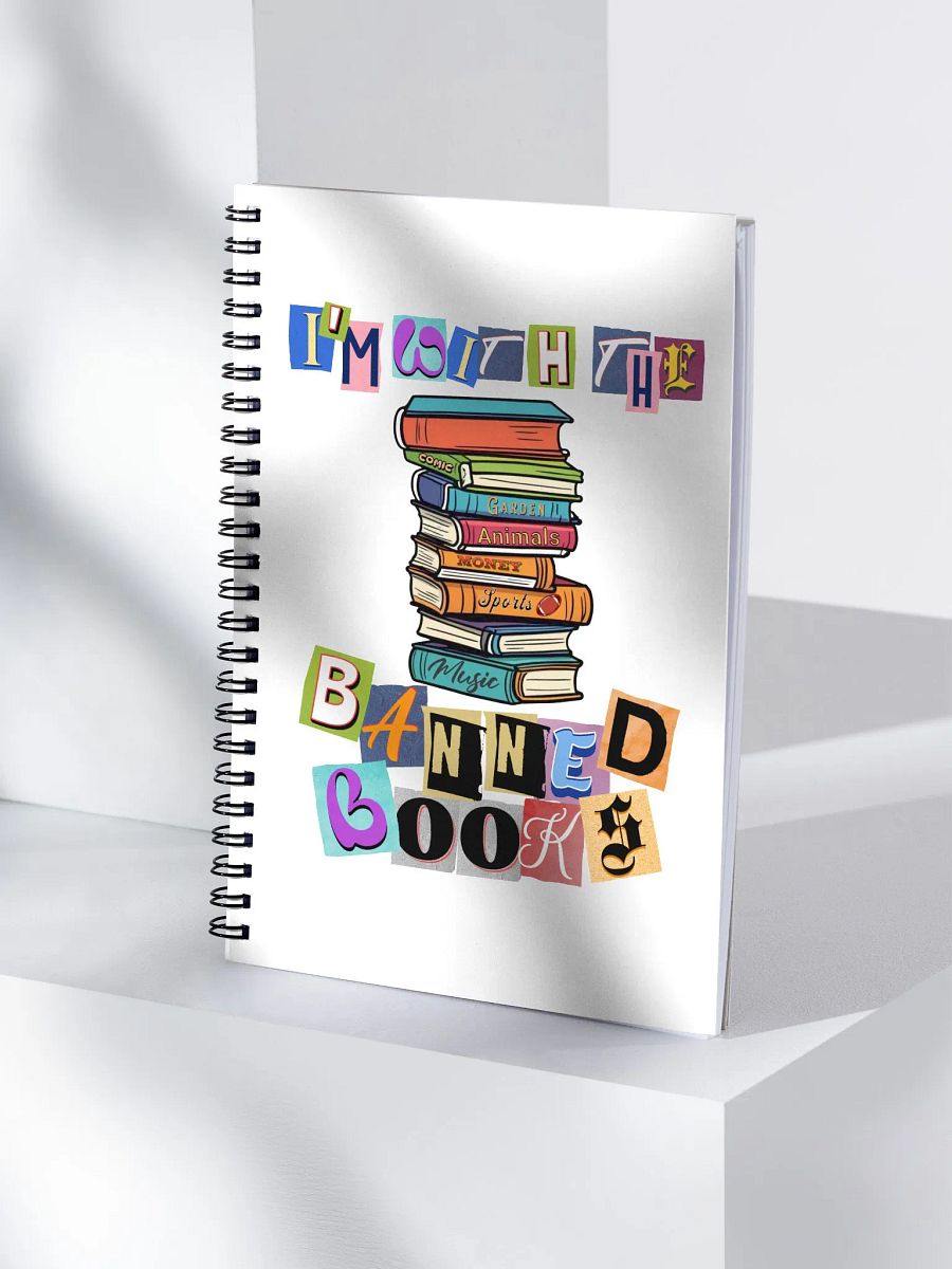 Im With The Banned Books Spiral Notebook product image (3)