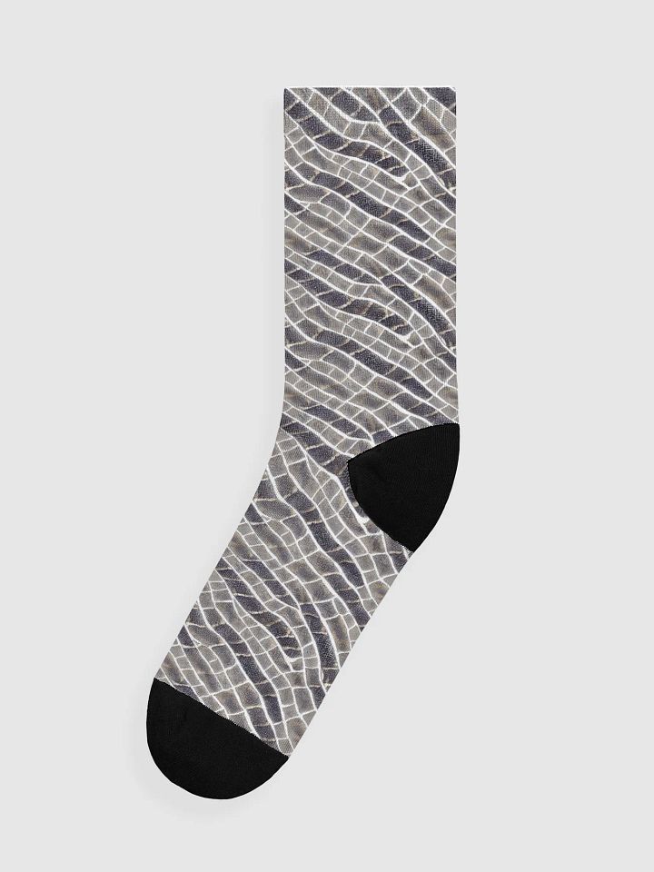 Grey Snake Skin Socks product image (1)