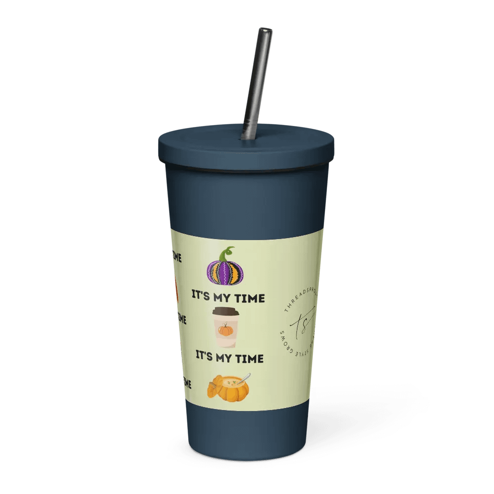 Autumn Chic Insulated Tumbler with Straw product image (3)