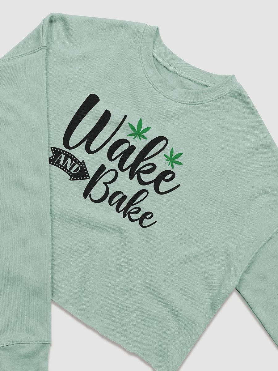 'Wake & Bake' Crop Sweatshirt product image (6)