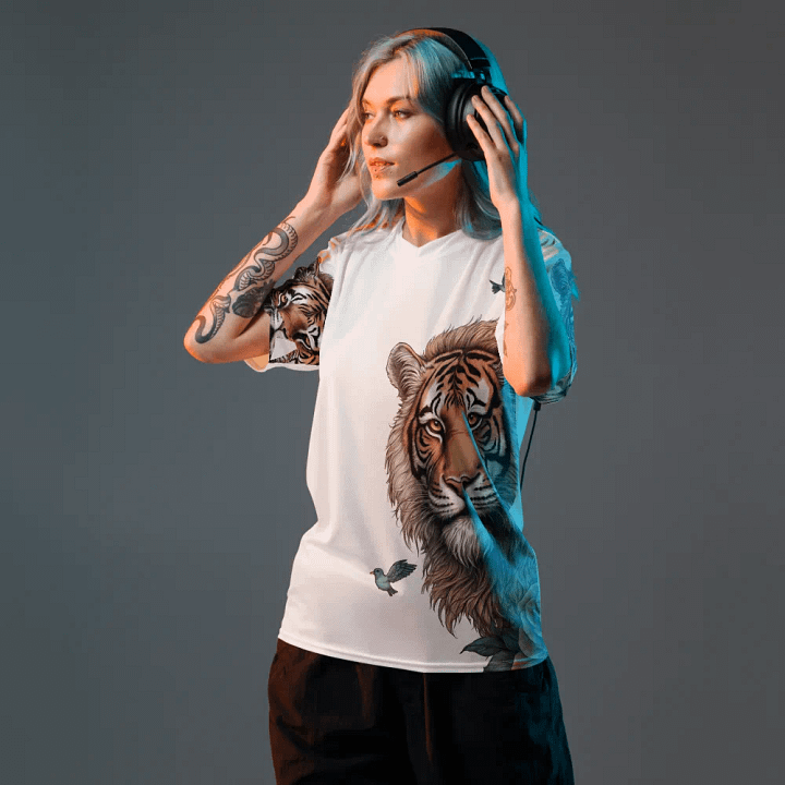 Stunning cheetah art piece t shirt product image (2)