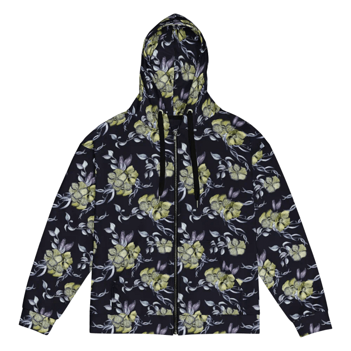 Gothic Flower | Recycled Unisex ZIP Hoodie product image (2)