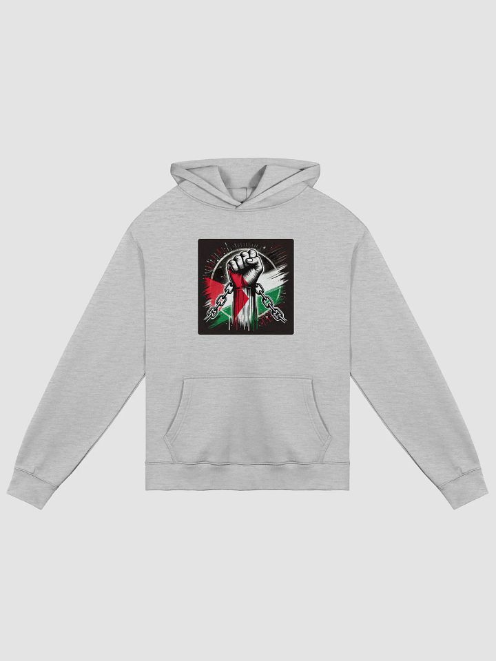Liberation Fist Oversized Hoodie | Free Palestine AI Work product image (9)