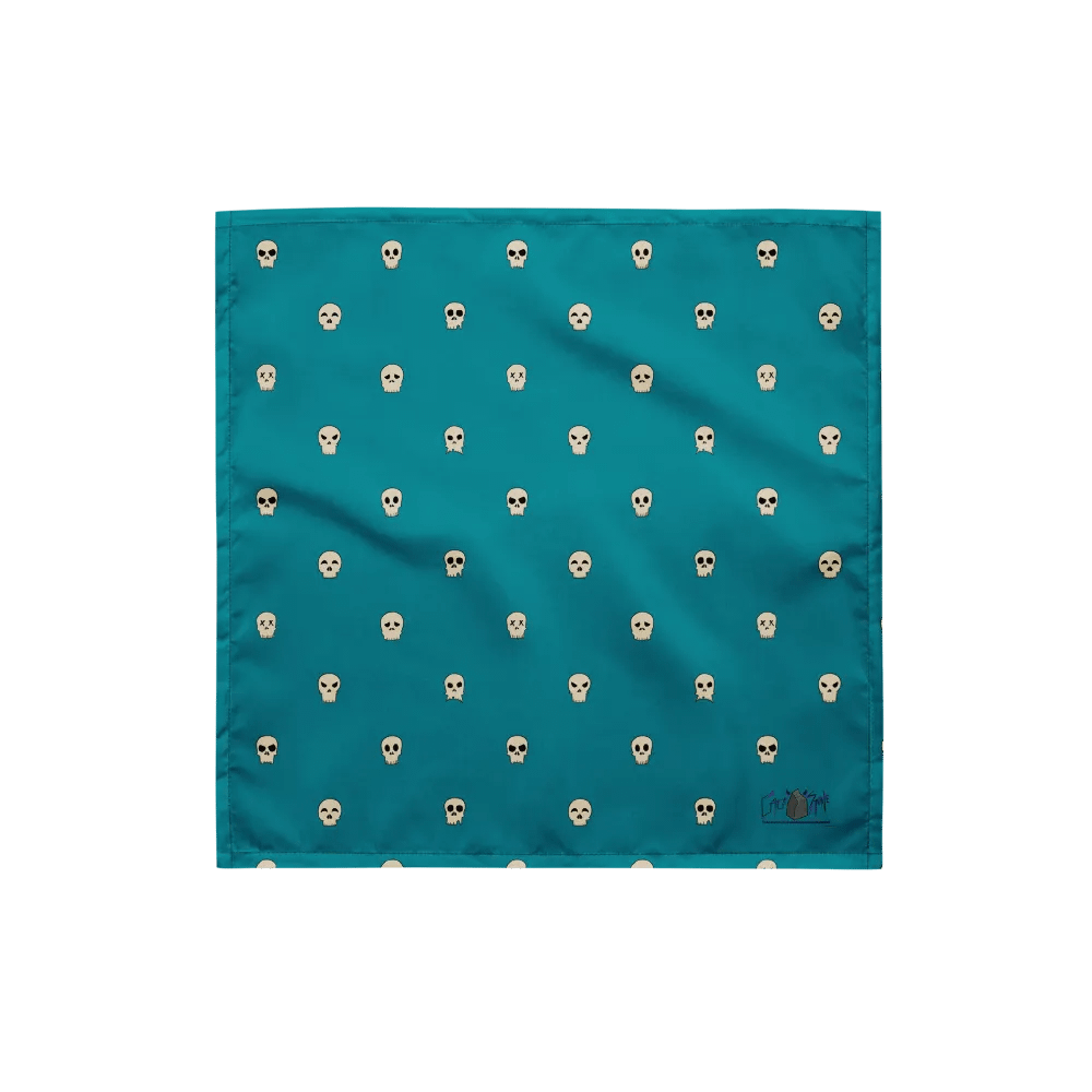 Skully Bandana (blue-green) product image (1)