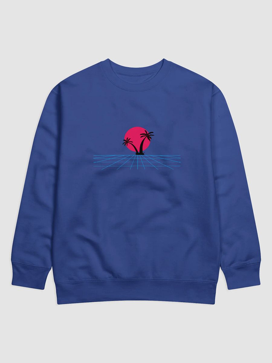 Vaporwave Sunset Cotton Sweatshirt product image (1)