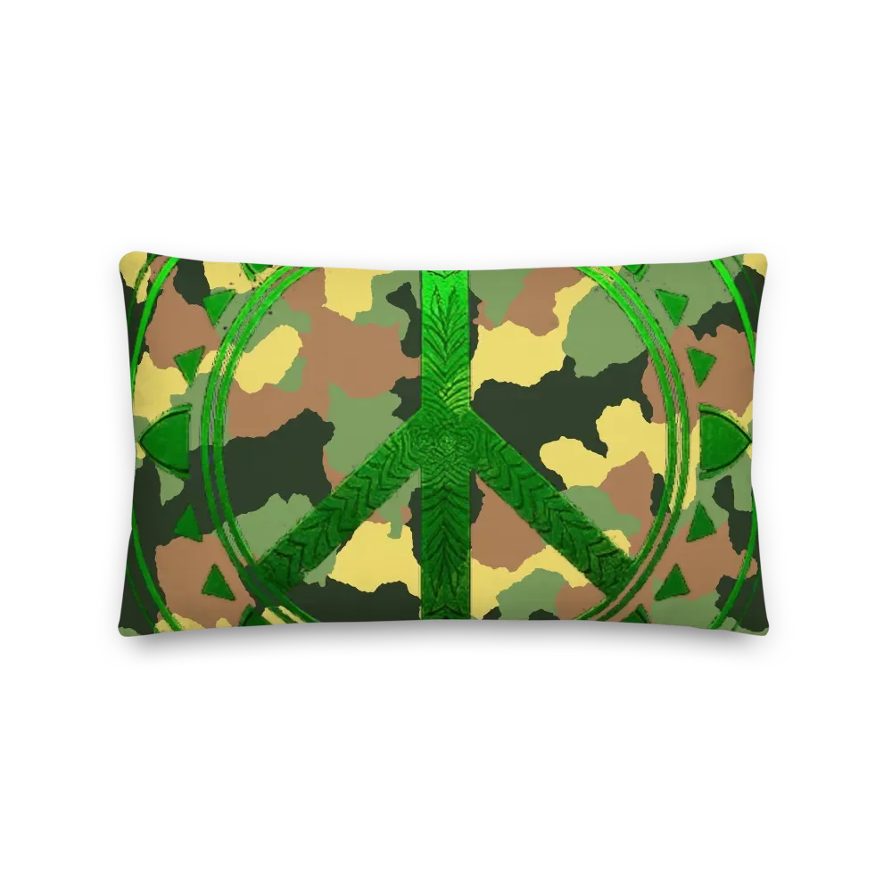 Peaceful Heart Camo Pillow product image (5)
