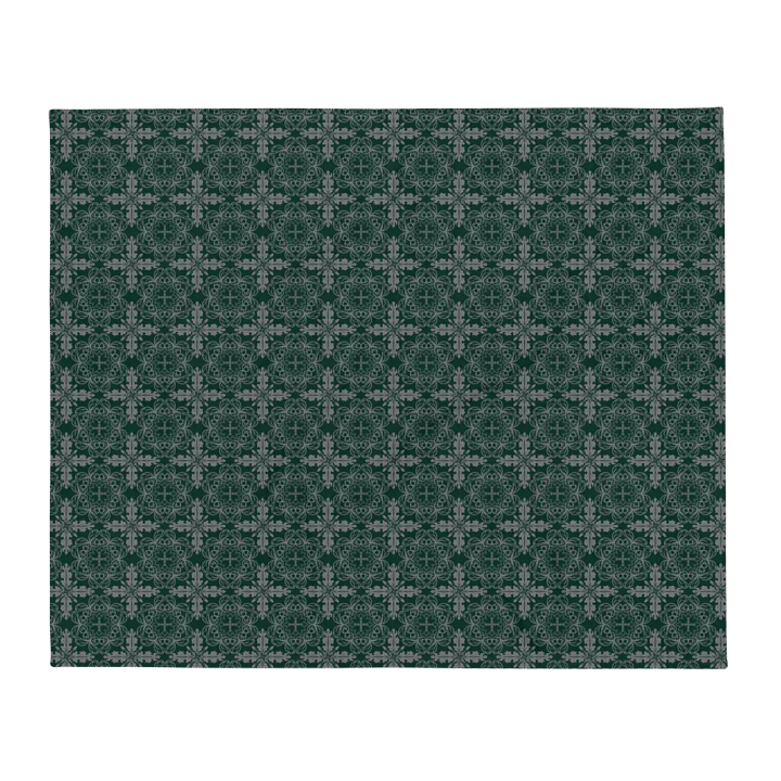 Oak Leaf Damask Throw Blanket product image (2)