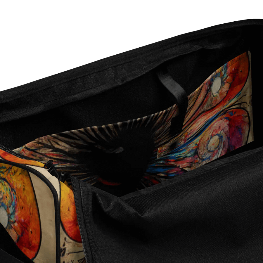 Surreal Mushroom Dreams All-Over Duffle Bag product image (6)