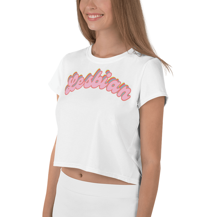 LGBTQIAP2S+ 2025, Curved Lesbian, Crop Top product image (4)