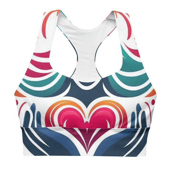Harmony Heart Longline Sports Bra product image (1)